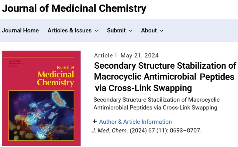 Journal of Medicinal Chemistry article page